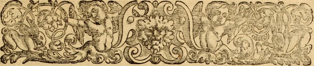 An illustration from Tou en agiois patros emon Athanasiou Archiepiskopou Alexandreias Ta euriskomena apanta. = B. Athanasii archiepiscopi Alexandrini Opera qvæ reperivntvr omnia, : in dvos tomos tribvta. Græce nunc primùm (ex Mss. Codd. Basil. Cantabrig. Palatm. & aliis) in lucem data, cum interpretatione Latine Petri Nannii ... Accesserunt fragmenta varia: notæ variarum lectionum: index triplex, 1601, leaf 58