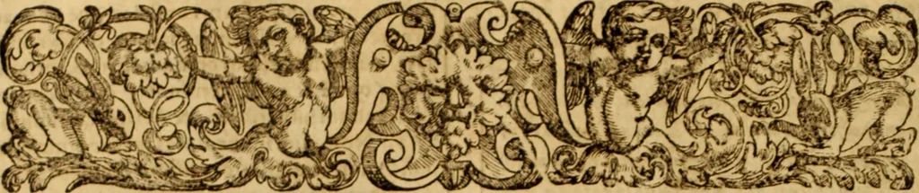 An illustration from Tou en agiois patros emon Athanasiou Archiepiskopou Alexandreias Ta euriskomena apanta. = B. Athanasii archiepiscopi Alexandrini Opera qvæ reperivntvr omnia, : in dvos tomos tribvta. Græce nunc primùm (ex Mss. Codd. Basil. Cantabrig. Palatm. & aliis) in lucem data, cum interpretatione Latine Petri Nannii ... Accesserunt fragmenta varia: notæ variarum lectionum: index triplex, 1601, leaf 683