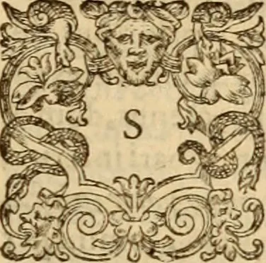 An illustration from Tou en agiois patros emon Athanasiou Archiepiskopou Alexandreias Ta euriskomena apanta. = B. Athanasii archiepiscopi Alexandrini Opera qvæ reperivntvr omnia, : in dvos tomos tribvta. Græce nunc primùm (ex Mss. Codd. Basil. Cantabrig. Palatm. & aliis) in lucem data, cum interpretatione Latine Petri Nannii ... Accesserunt fragmenta varia: notæ variarum lectionum: index triplex, 1601, leaf 730