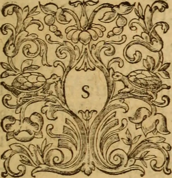 An illustration from Tou en agiois patros emon Athanasiou Archiepiskopou Alexandreias Ta euriskomena apanta. = B. Athanasii archiepiscopi Alexandrini Opera qvæ reperivntvr omnia, : in dvos tomos tribvta. Græce nunc primùm (ex Mss. Codd. Basil. Cantabrig. Palatm. & aliis) in lucem data, cum interpretatione Latine Petri Nannii ... Accesserunt fragmenta varia: notæ variarum lectionum: index triplex, 1601, leaf 8