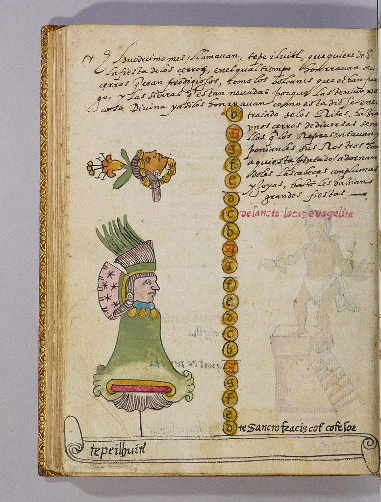 An illustration from [Tovar Codex], 1582, leaf 324