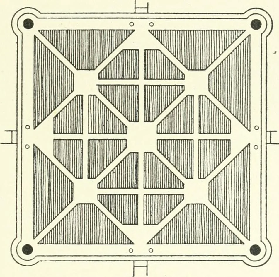 An illustration from Town planning, past, present and possible, 1911, leaf 122