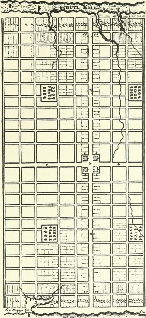 An illustration from Town planning, past, present and possible, 1911, leaf 126
