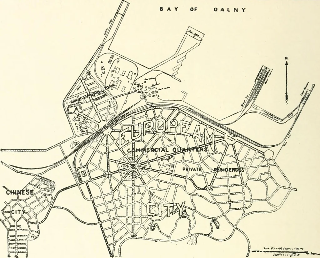 An illustration from Town planning, past, present and possible, 1911, leaf 129