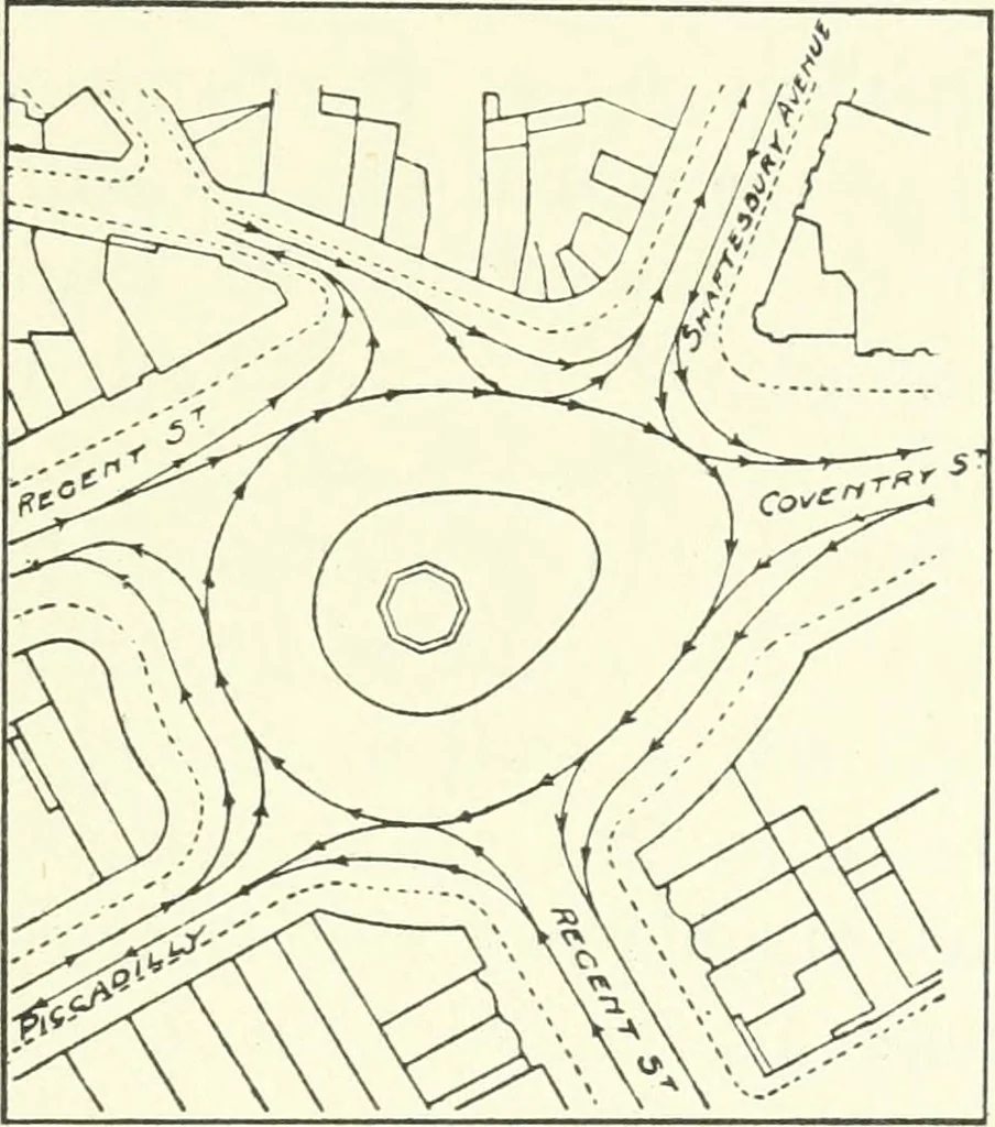 An illustration from Town planning, past, present and possible, 1911, leaf 190