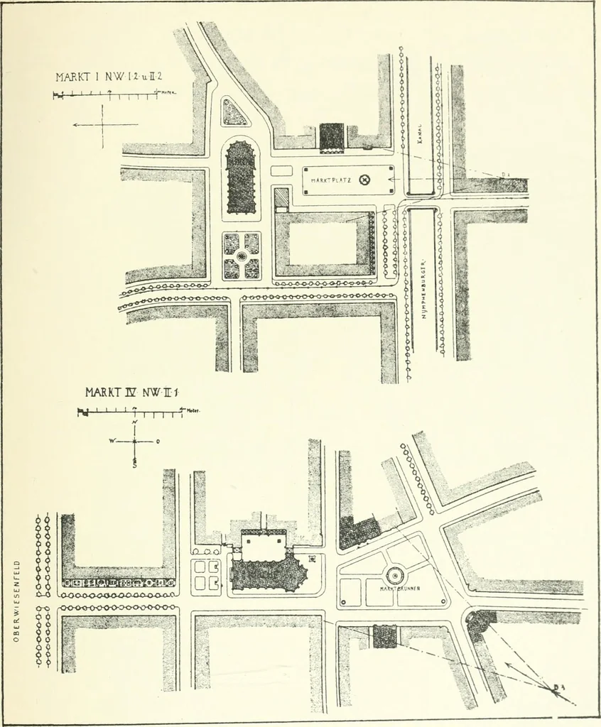 An illustration from Town planning, past, present and possible, 1911, leaf 212