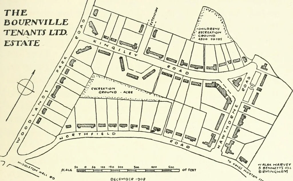 An illustration from Town planning, past, present and possible, 1911, leaf 238