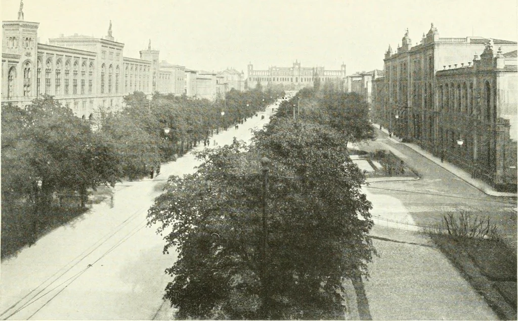 An illustration from Town planning, past, present and possible, 1911, leaf 274