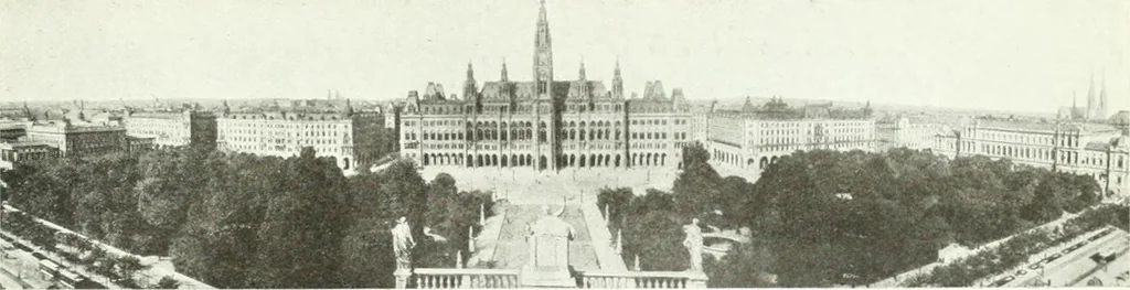 An illustration from Town planning, past, present and possible, 1911, leaf 344