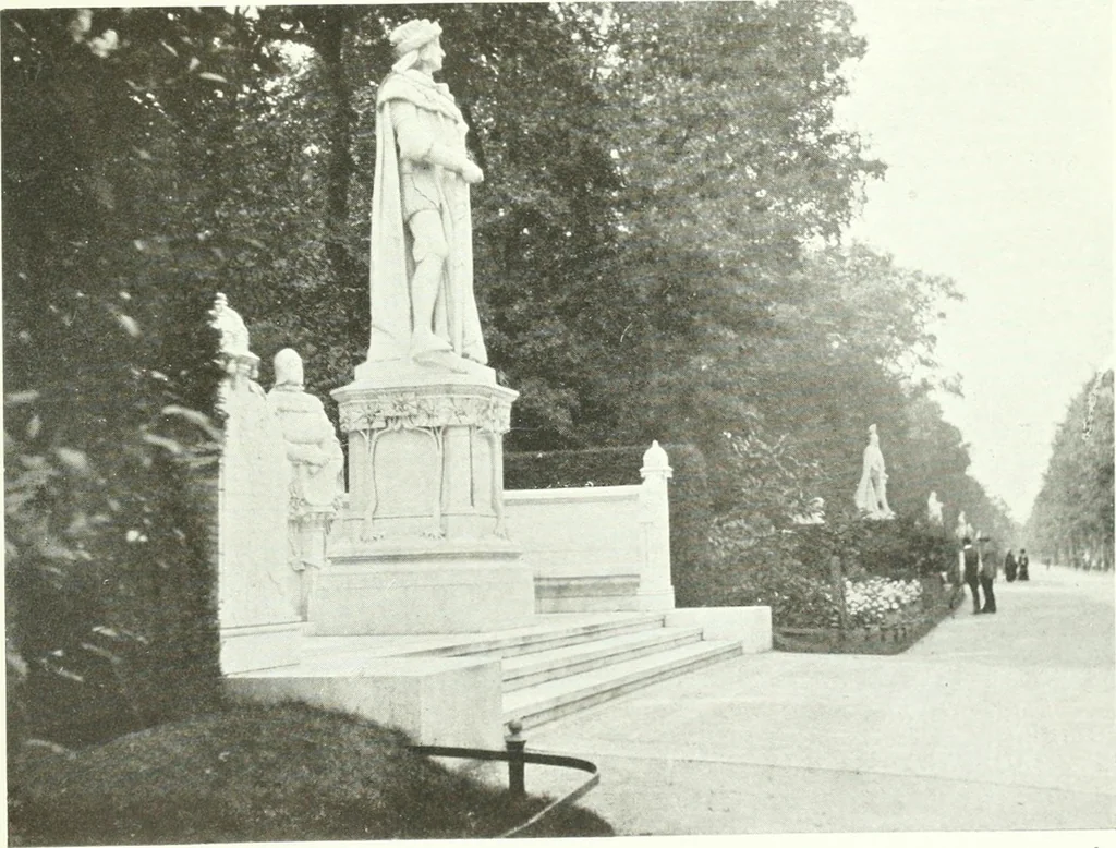 An illustration from Town planning, past, present and possible, 1911, leaf 352