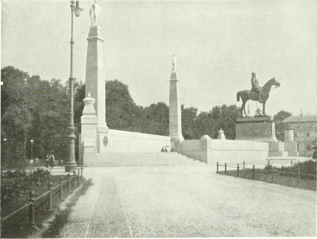 An illustration from Town planning, past, present and possible, 1911, leaf 380