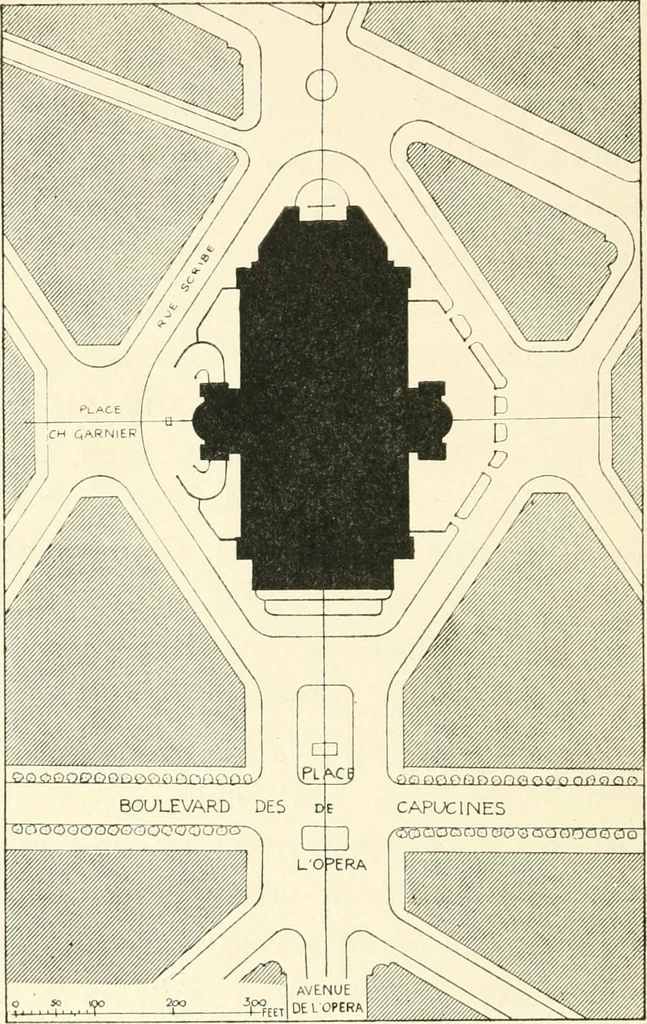 An illustration from Town planning, past, present and possible, 1911, leaf 399
