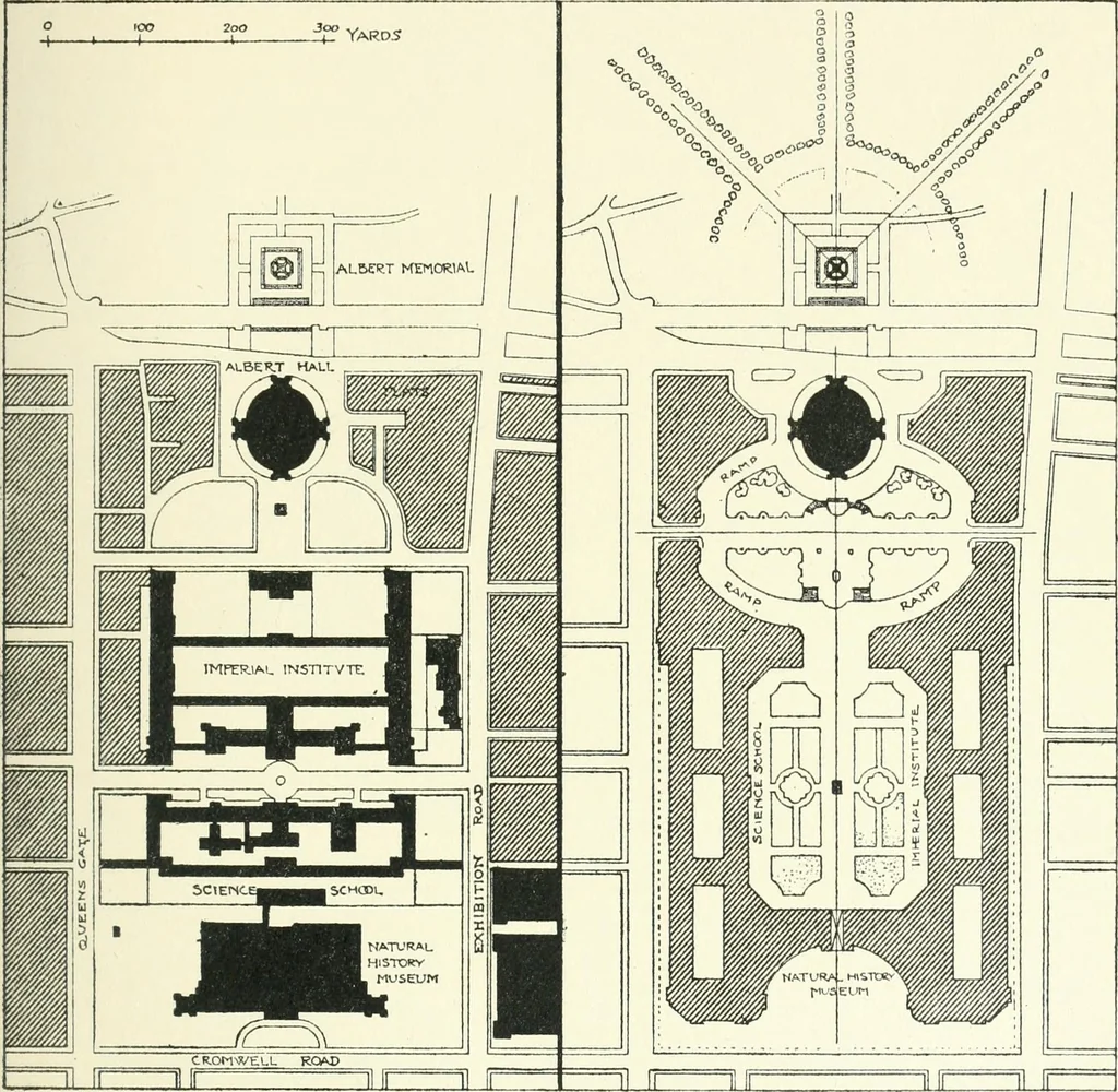 An illustration from Town planning, past, present and possible, 1911, leaf 48