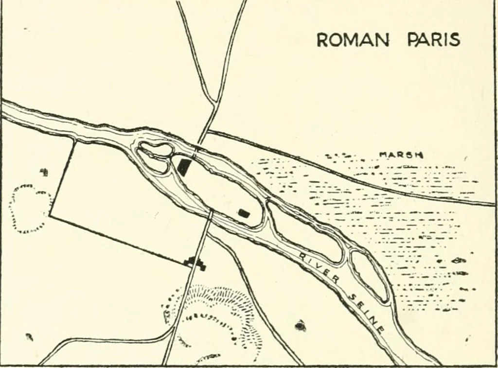 An illustration from Town planning, past, present and possible, 1911, leaf 87