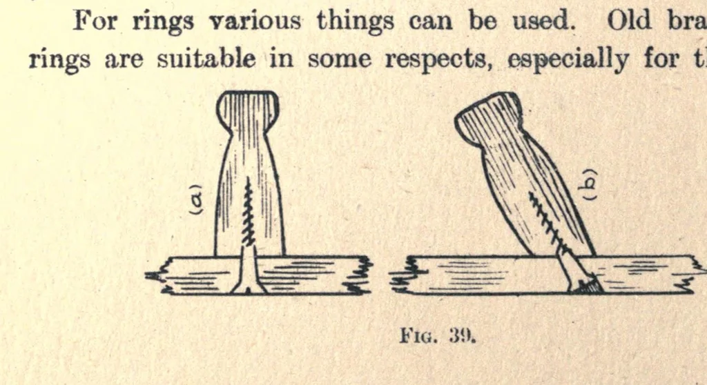 An illustration from Toy-making at home; how to make a hundred toys from odds and ends, 1915, leaf 46