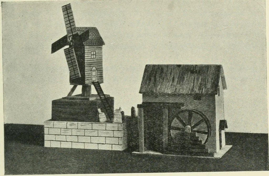 An illustration from Toy-making in school and home, 1916, leaf 190