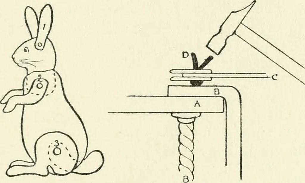 An illustration from Toy-making in school and home, 1916, leaf 246