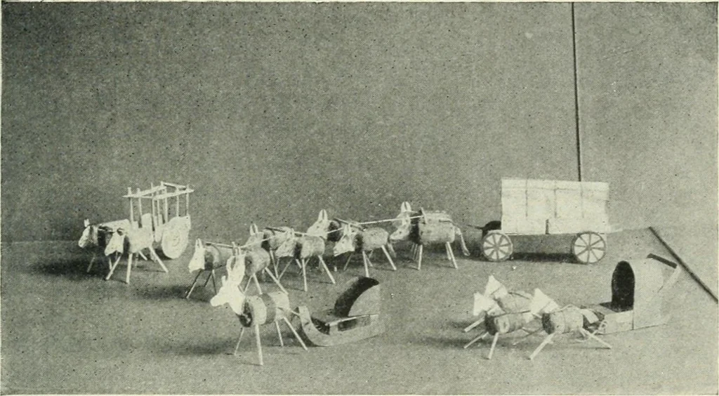 An illustration from Toy-making in school and home, 1916, leaf 84