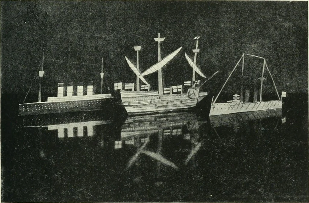 An illustration from Toy-making in school and home, 1916, leaf 96