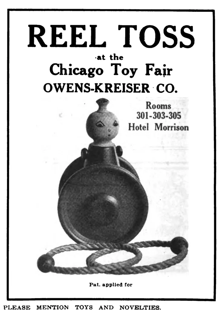 An illustration from Toys And Novelties, Volume 19, Issue No. 1 6 January June 1922, 1922, leaf 570