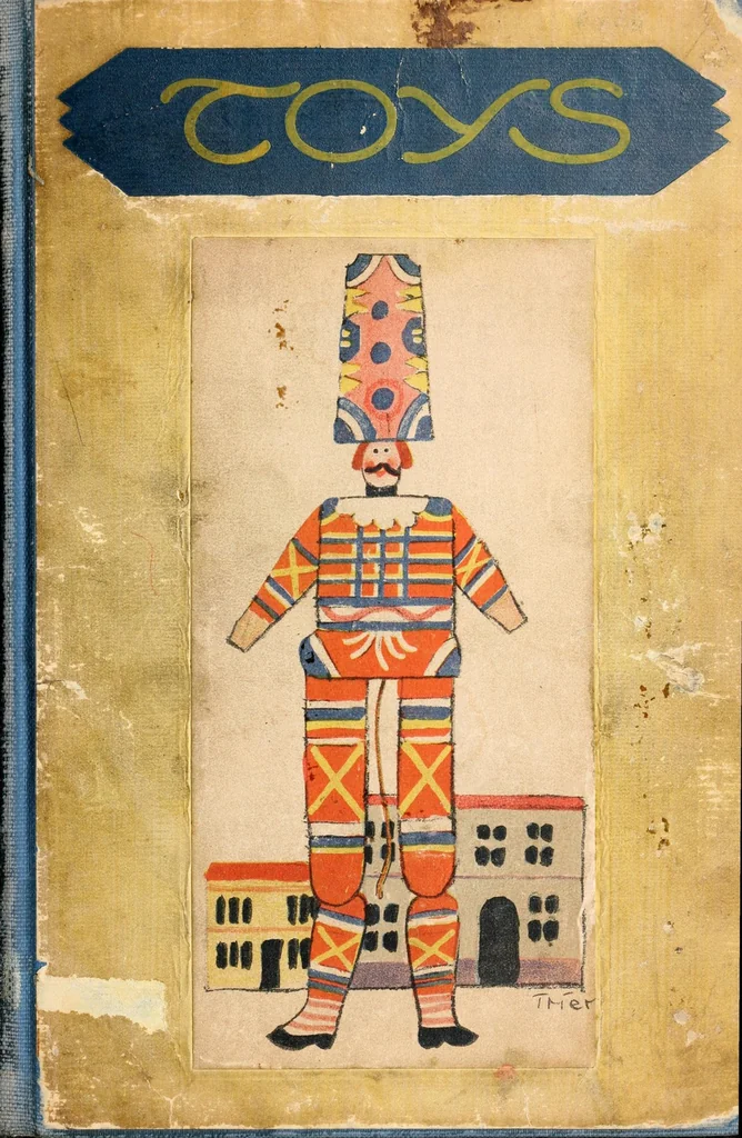 An illustration from Toys, painted by W. Trier;, 1922, leaf 1