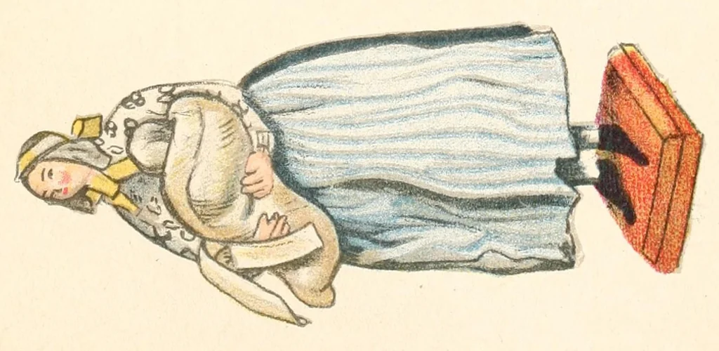 An illustration from Toys, painted by W. Trier;, 1922, leaf 113