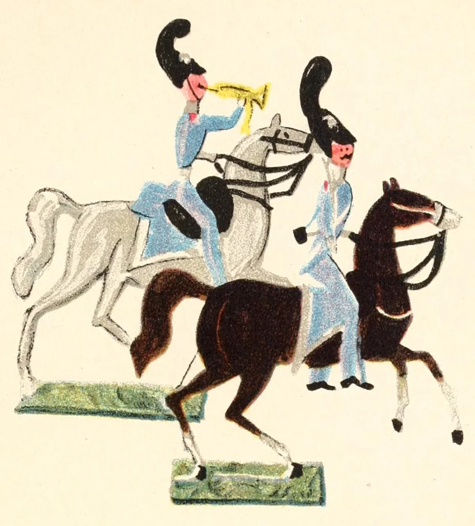 An illustration from Toys, painted by W. Trier;, 1922, leaf 125