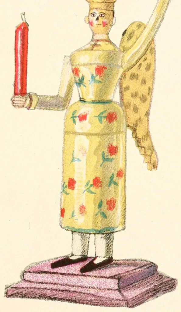 An illustration from Toys, painted by W. Trier;, 1922, leaf 33
