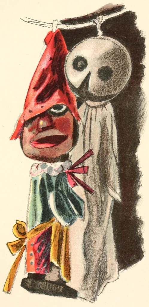An illustration from Toys, painted by W. Trier;, 1922, leaf 53