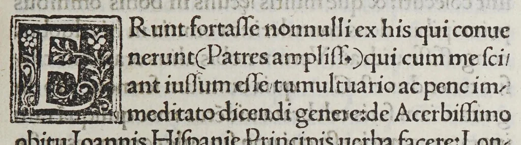 An illustration from T. Phaedri Ingheramii Volterani De obitu illustrissimi Ioannis Hispani[a]e principis ad Senatum Apostolicum, oratio., leaf 13