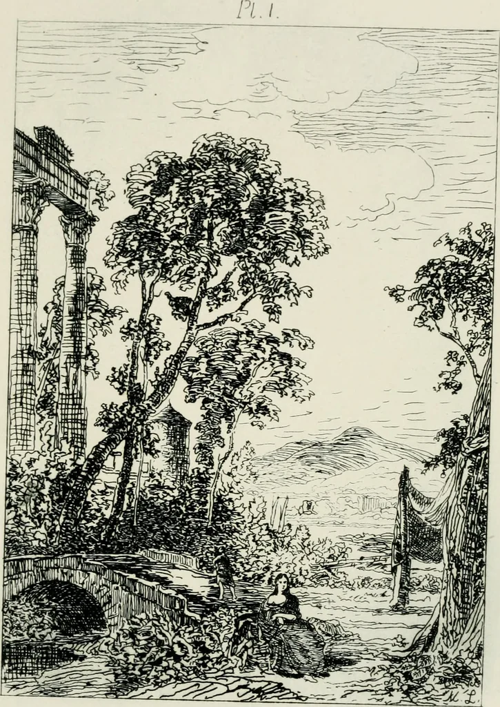 An illustration from A treatise on etching, 1880, leaf 72