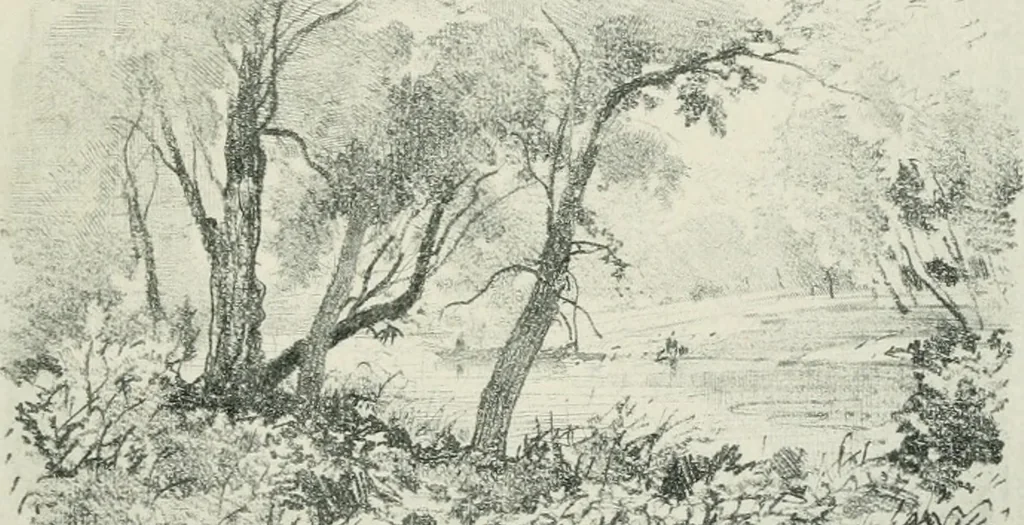 An illustration from A treatise on etching, 1880, leaf 95