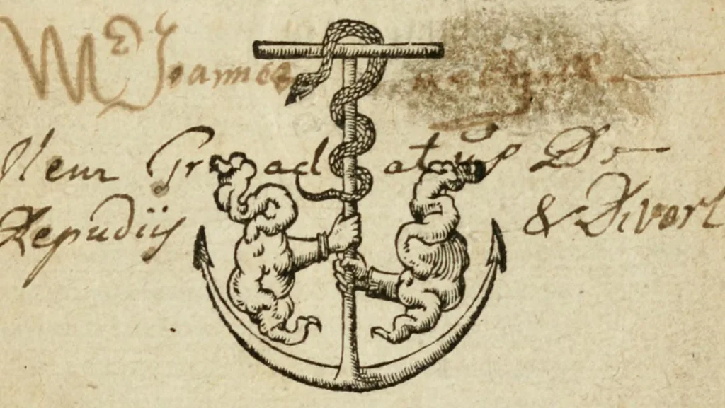 An illustration from Tractatio de polygamia in qva et Ochini apostatae pro polygamia, et Montanistarum ac aliorum aduersus repetitas nuptias argumenta refutantur: addito veterum canonum & quarundam ciuilium legum ad norman verbi diuini examine, 1573, leaf 7