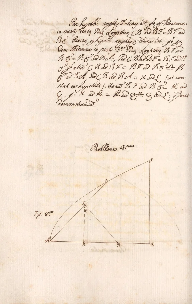 An illustration from Tractatus de experimentis mathematicis, 1650, leaf 108
