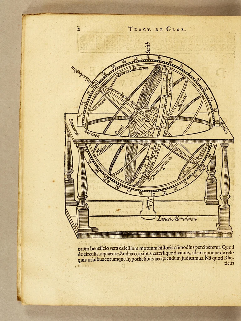 An illustration from Tractatus de globis, coelesti et terrestri eorumque usu., 1617, leaf 30