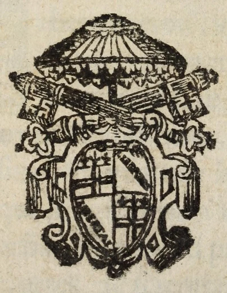 An illustration from Tractatus de sepulturis, capellis, statuis, epitaphijs, & defunctorum munimentis, 1641, leaf 5