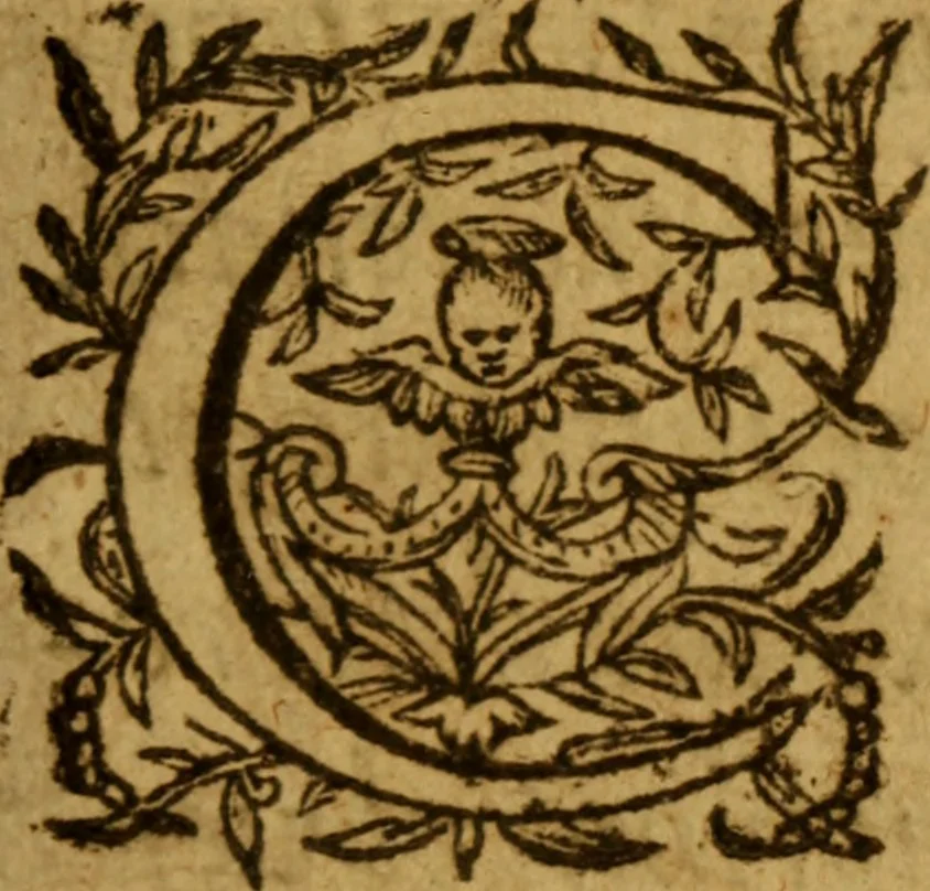 An illustration from Tractatus de vocatione efficaci, quae inter locos theologiae communissimos recensetur, deq[ue] locis specialioribus, qui sub vocatione comprehenduntur. Vt doctrina de vocatione illustrior evaderet, adjectae sunt qu[a]estiones aliquot de modis illis, quibus Deo visum est jam inde à principio, homini verbum vtriusq[ue] foederis sui, revelare, 1597, leaf 4