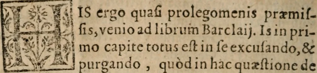 An illustration from Tractatvs de potestate svmmi pontificis in rebvs temporalibvs : adversus Gulielmvm Barclaivm, 1610, leaf 37