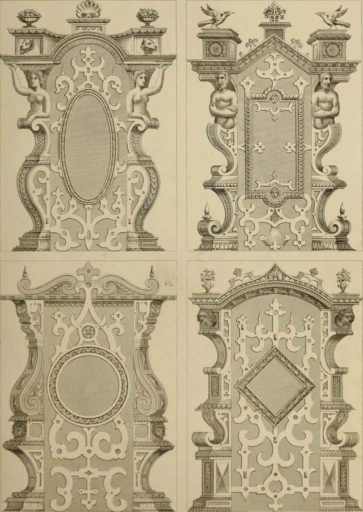 An illustration from The tradesmans book of ornamental designs, 1847, leaf 18