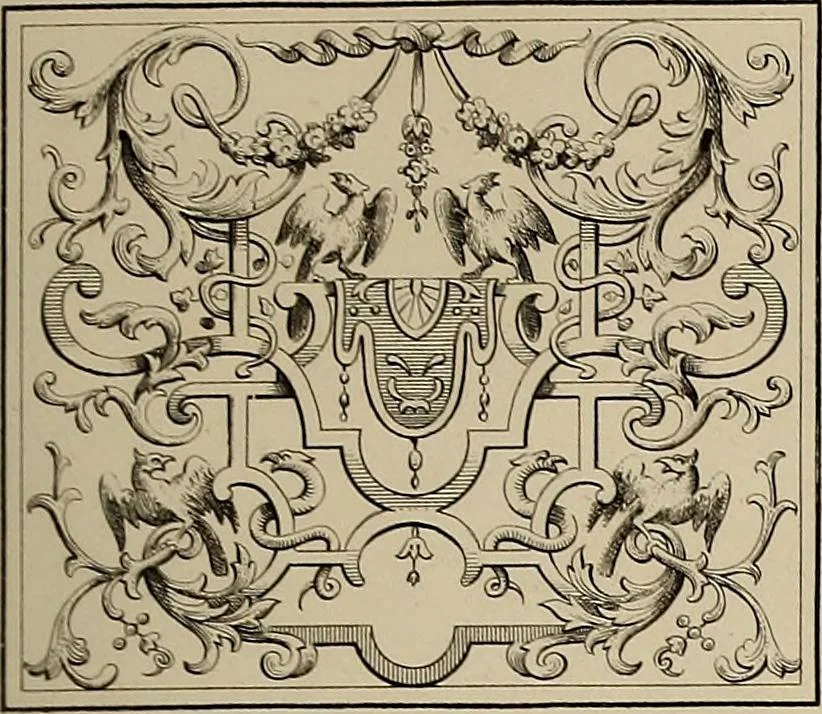 An illustration from The tradesmans book of ornamental designs, 1847, leaf 32