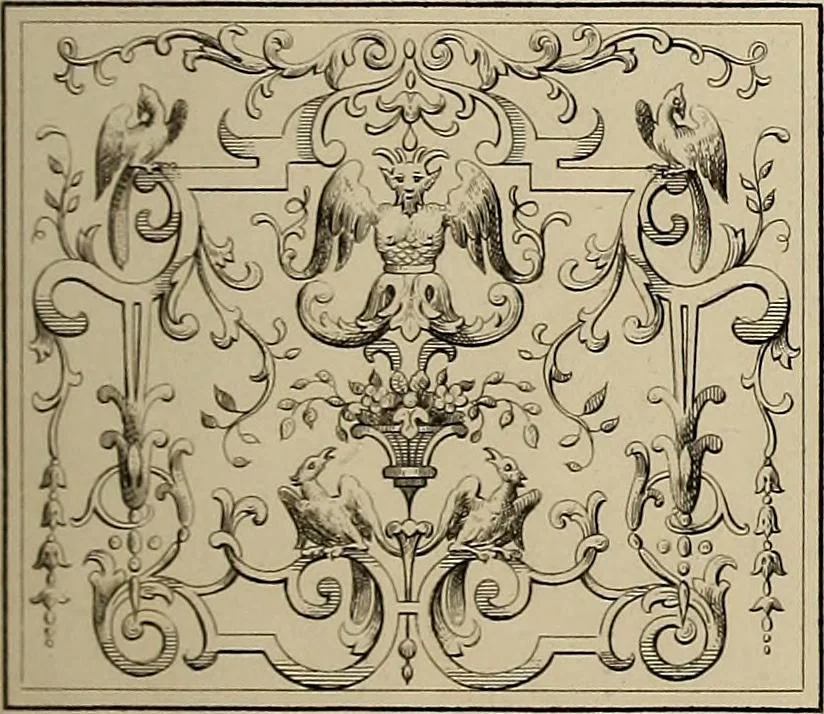 An illustration from The tradesmans book of ornamental designs, 1847, leaf 32