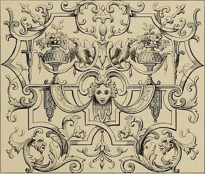 An illustration from The tradesmans book of ornamental designs, 1847, leaf 32