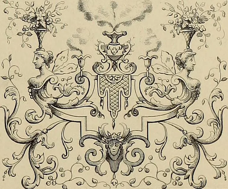 An illustration from The tradesmans book of ornamental designs, 1847, leaf 32