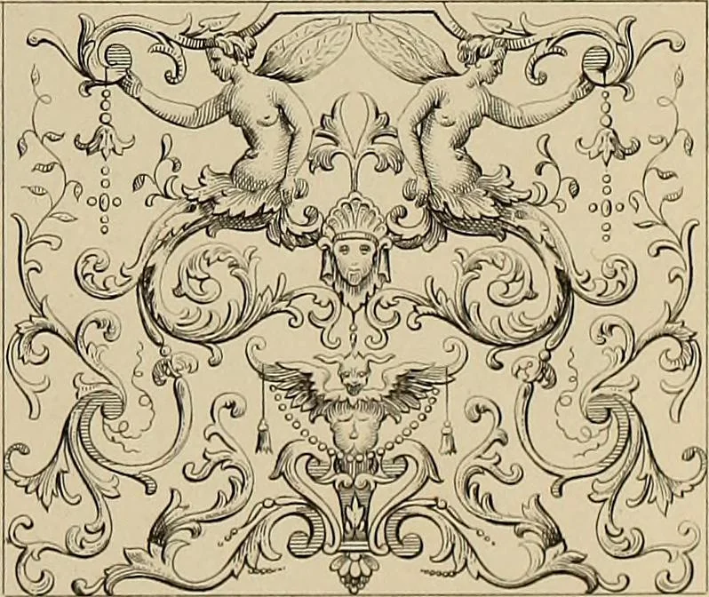 An illustration from The tradesmans book of ornamental designs, 1847, leaf 32