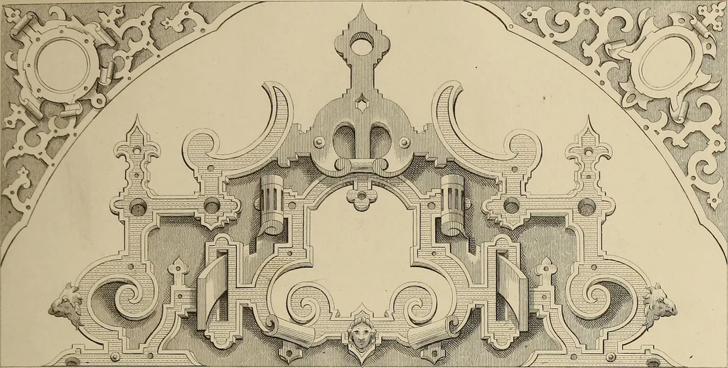 An illustration from The tradesmans book of ornamental designs, 1847, leaf 36
