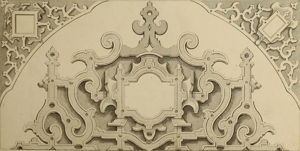 An illustration from The tradesmans book of ornamental designs, 1847, leaf 36