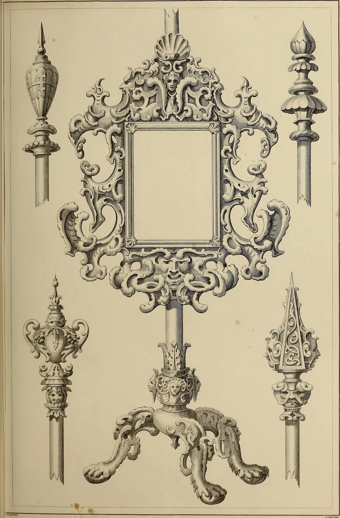 An illustration from The tradesmans book of ornamental designs, 1847, leaf 38