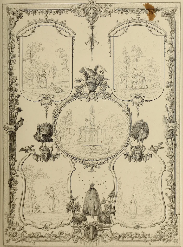An illustration from The tradesmans book of ornamental designs, 1847, leaf 46