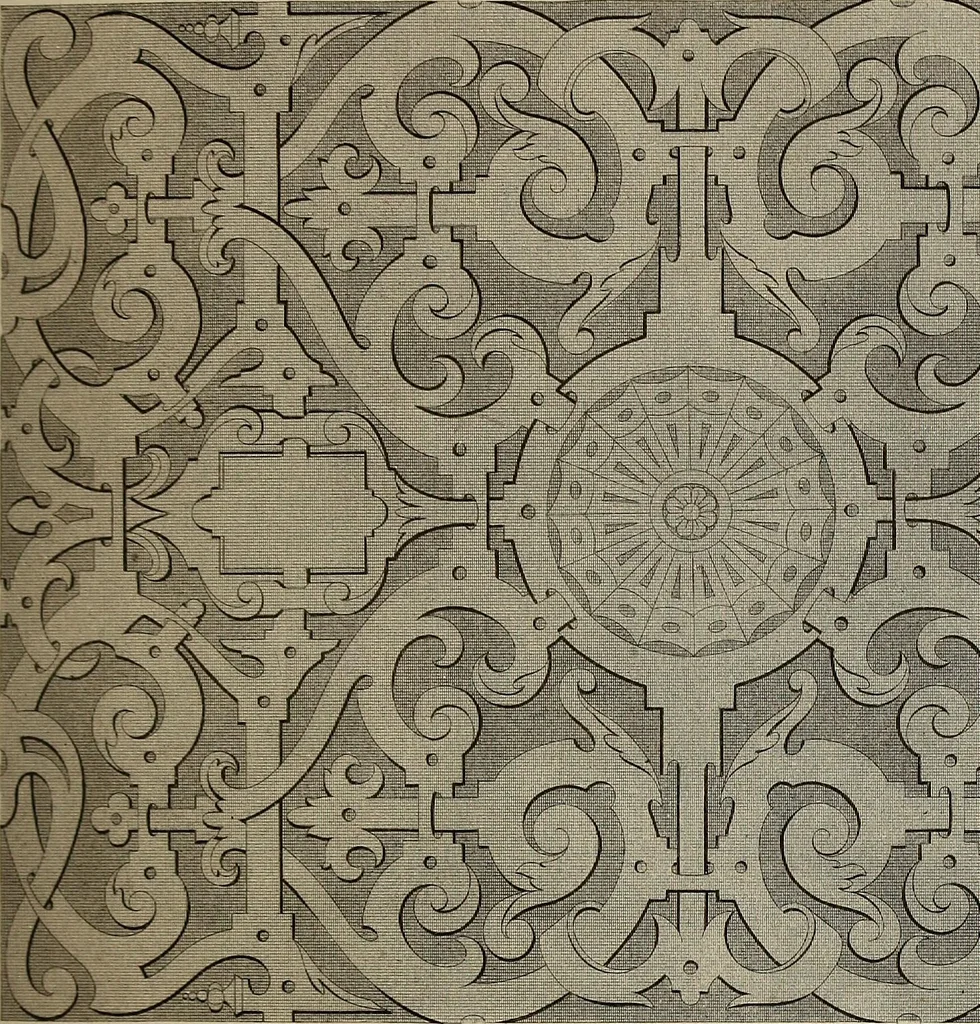 An illustration from The tradesmans book of ornamental designs, 1847, leaf 54