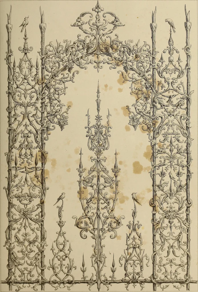 An illustration from The tradesmans book of ornamental designs, 1847, leaf 60